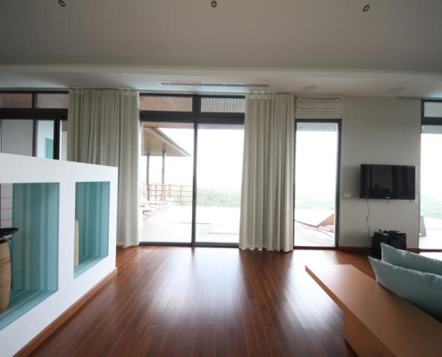 ระบบบานเลื่อน SUNFLEX SF 42 / โครงอะลูมิเนียม