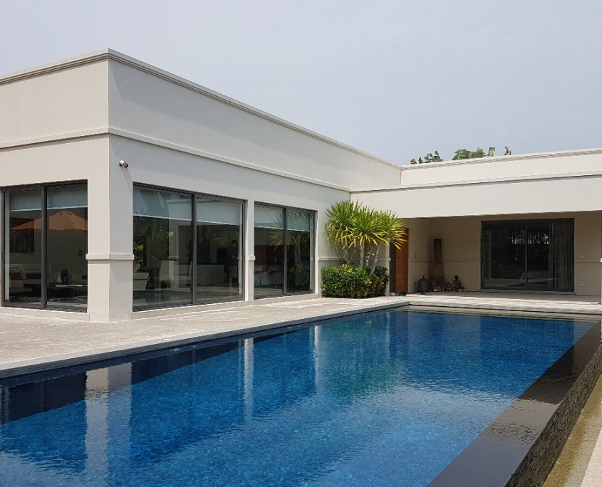 ระบบบานเลื่อน SUNFLEX SF 42 / โครงอะลูมิเนียม